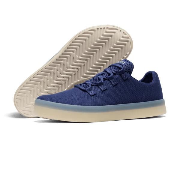 Indigo Recs Canvas Shoe Angled.
