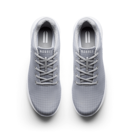 Grey Illusions NOBULL Ripstop Golf Shoes Above Angle.