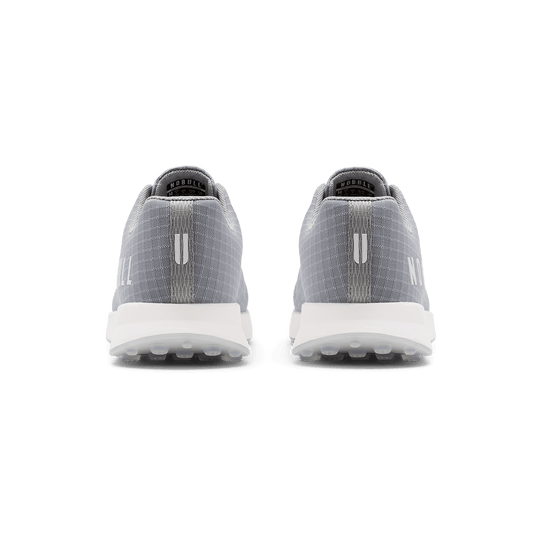 Grey Illusions NOBULL Ripstop Golf Shoes Back Angle.