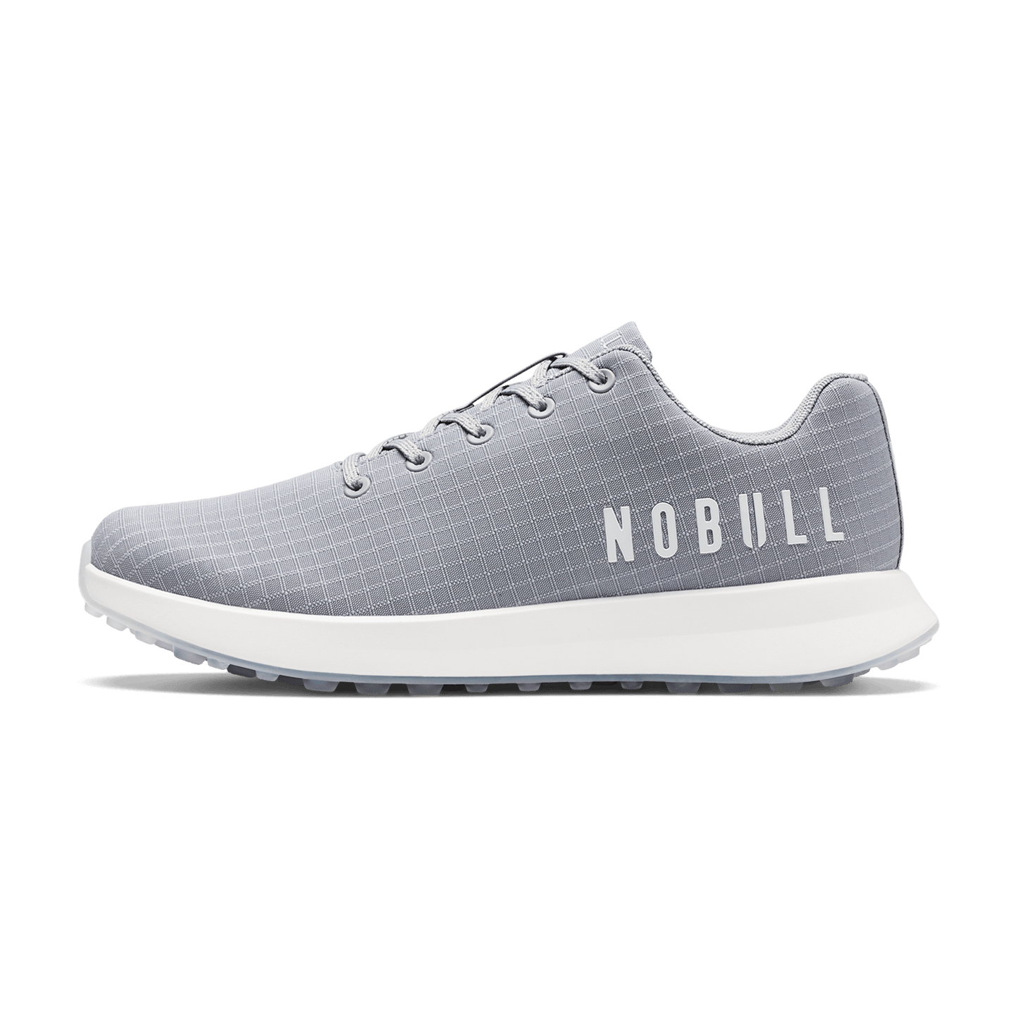 Grey Illusions NOBULL Ripstop Golf Shoes Side Angle.
