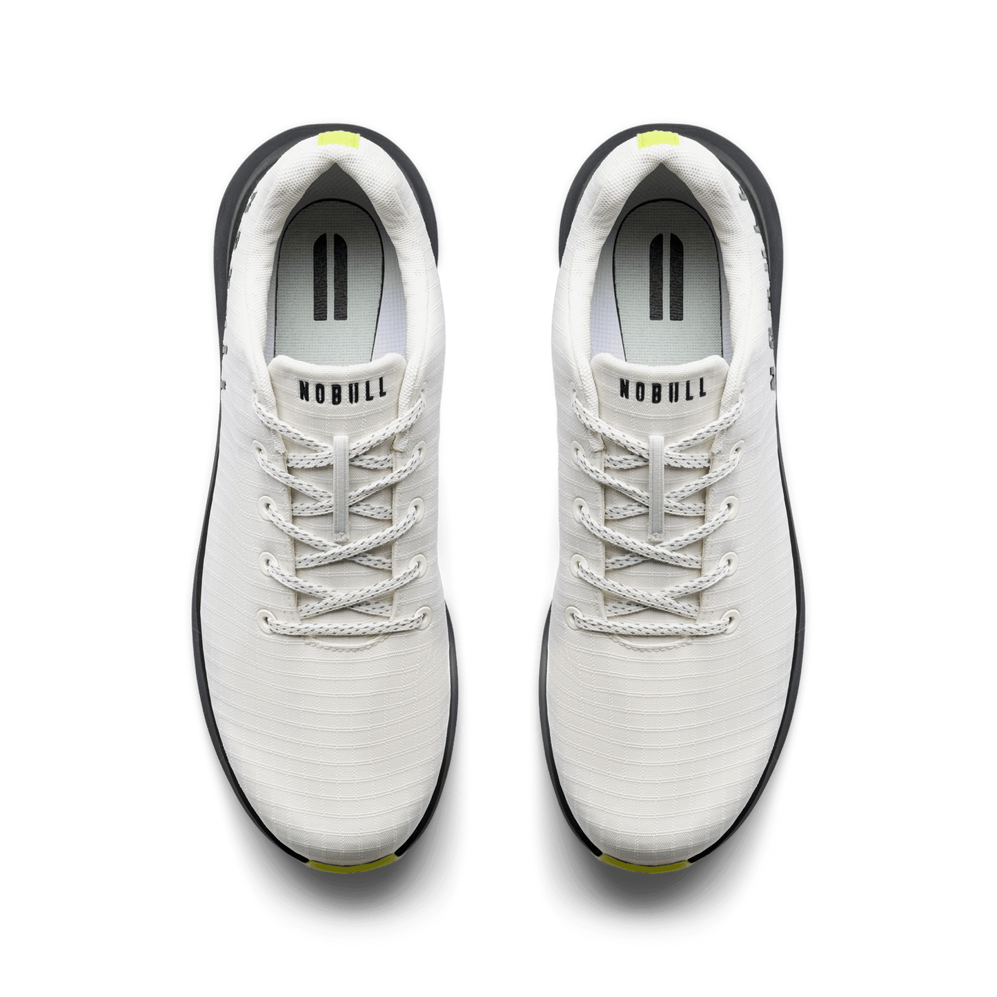White Zest Golf Ripstop Shoe Overhead Angle.