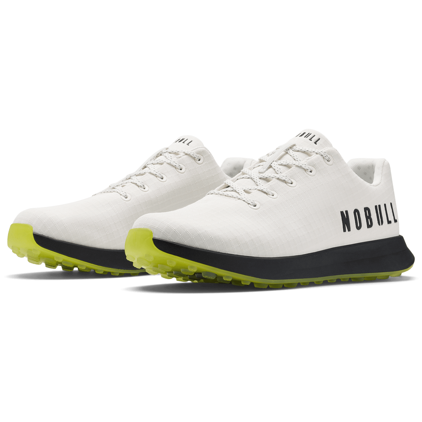 White Zest Golf Ripstop Shoe Quarter Angle.