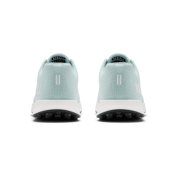 Blue Haze Ripstop Golf Shoe Back Angle.