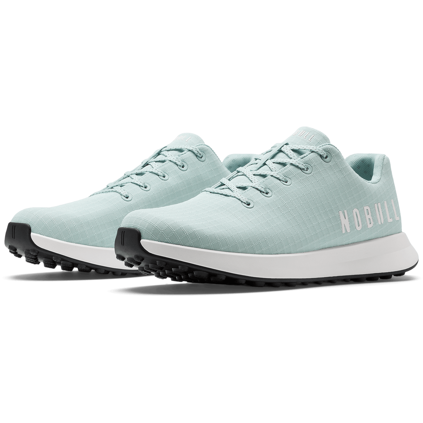 Blue Haze Ripstop Golf Shoe Quarter Angle.