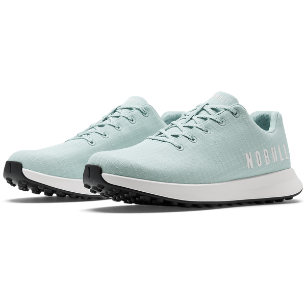 Blue Haze Ripstop Golf Shoe Quarter Angle.