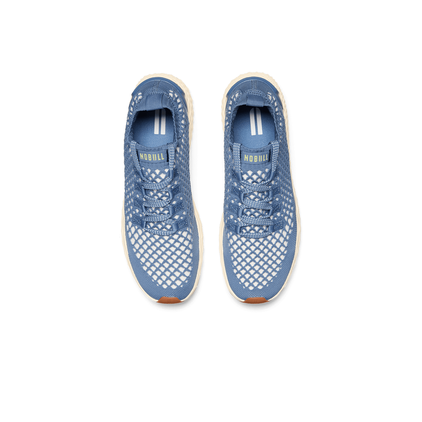 Mineral Blue Allday Knit Shoes Above Angle.