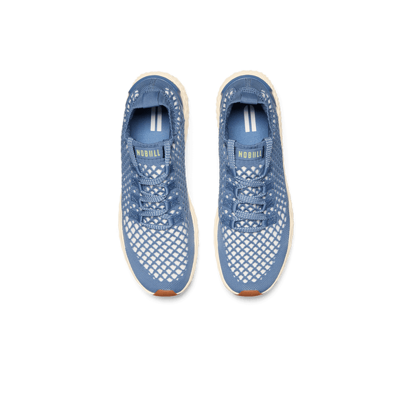 Mineral Blue Allday Knit Shoes Above Angle.