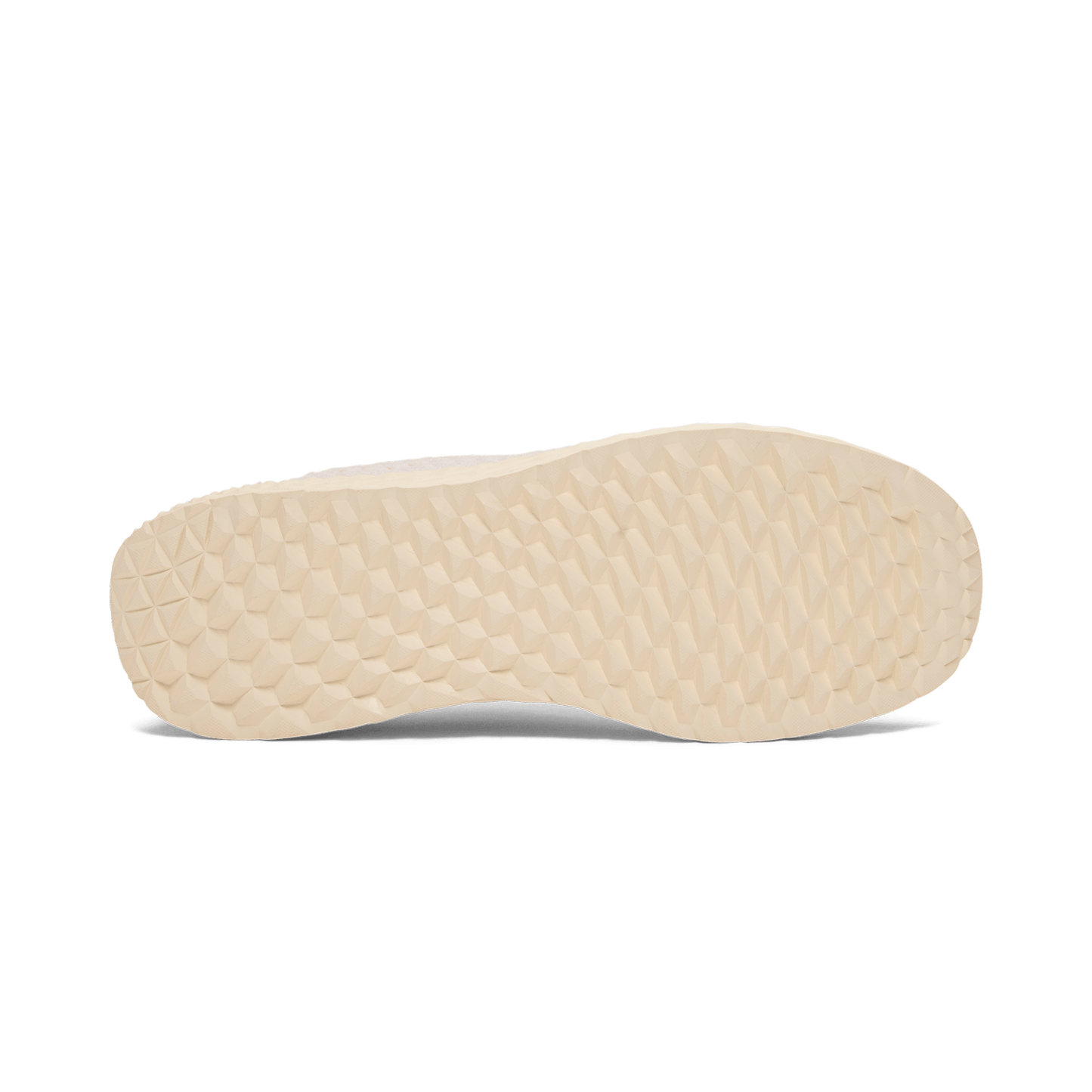 Pearl White Allday Knit Shoes Bottom Angle.