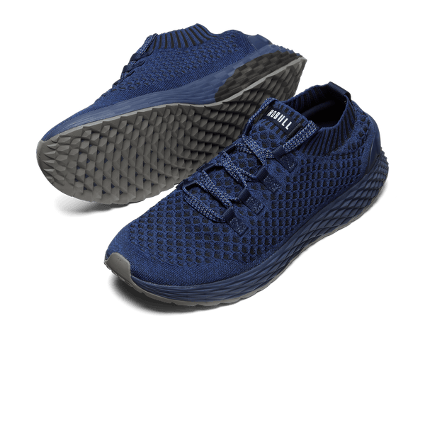 Women's Midnight Navy Allday Knit Shoes Angled