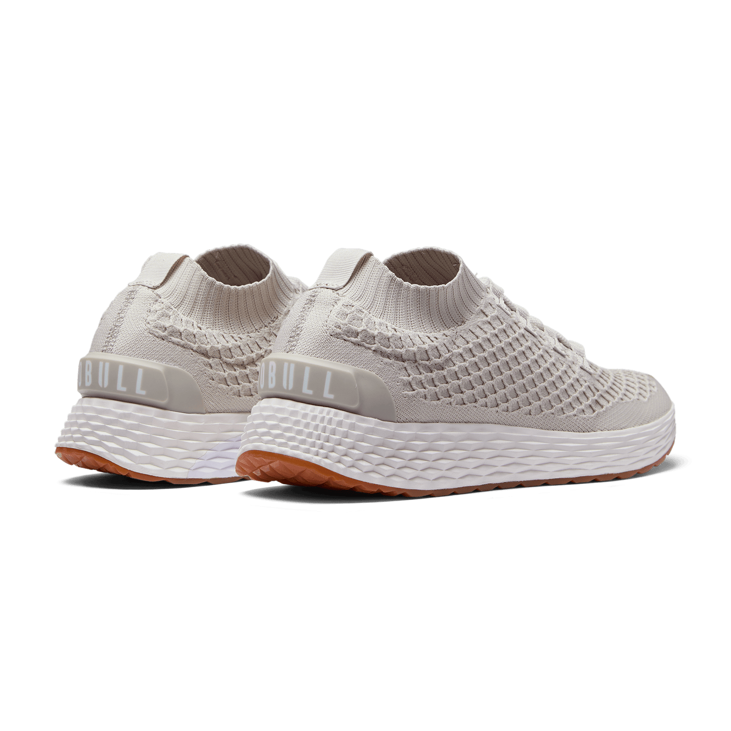 Desert Allday Knit Shoe Back Side Angle.