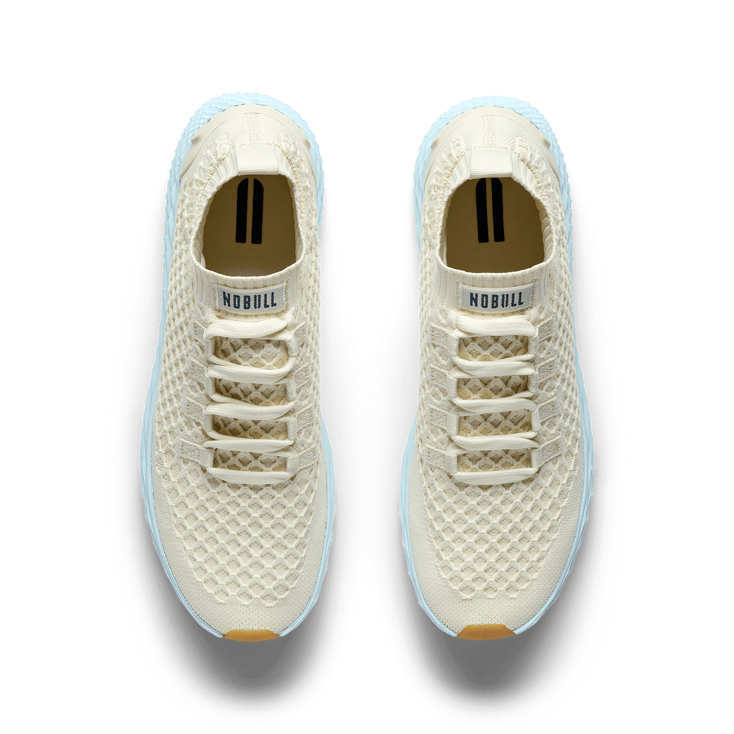 Mineral White Ice Water Allday Knit Shoe Overhead Angle.
