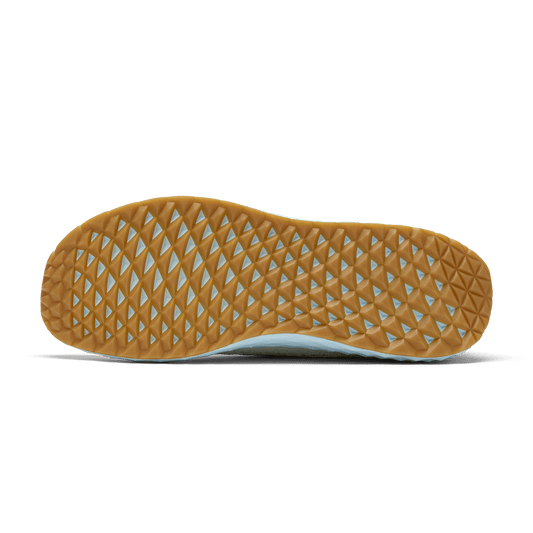 Mineral White Ice Water Allday Knit Shoe Bottom Angle.