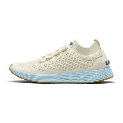 Mineral White Ice Water Allday Knit Shoe Side Angle.