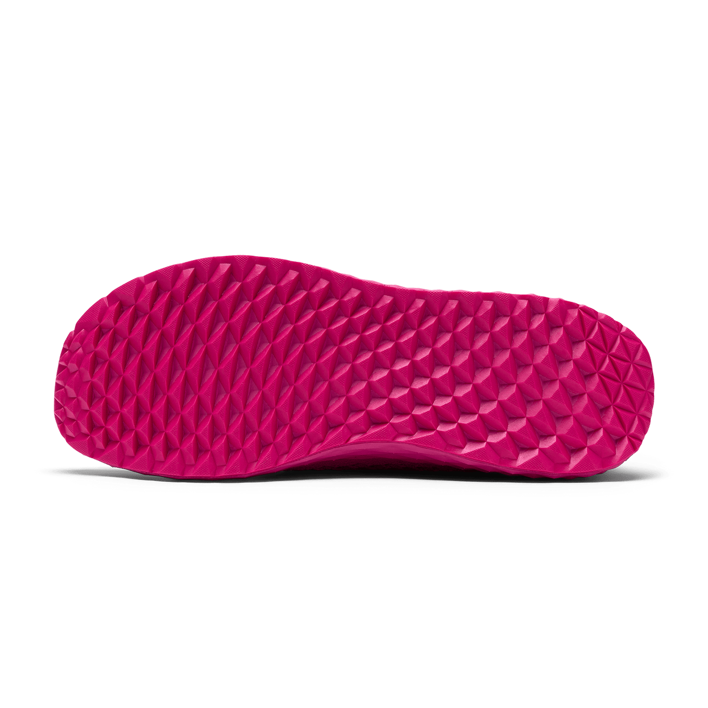 Signal Pink Allday Knit Shoe Bottom Angle.