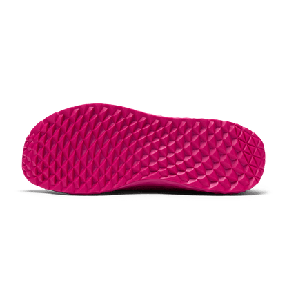 Signal Pink Allday Knit Shoe Bottom Angle.