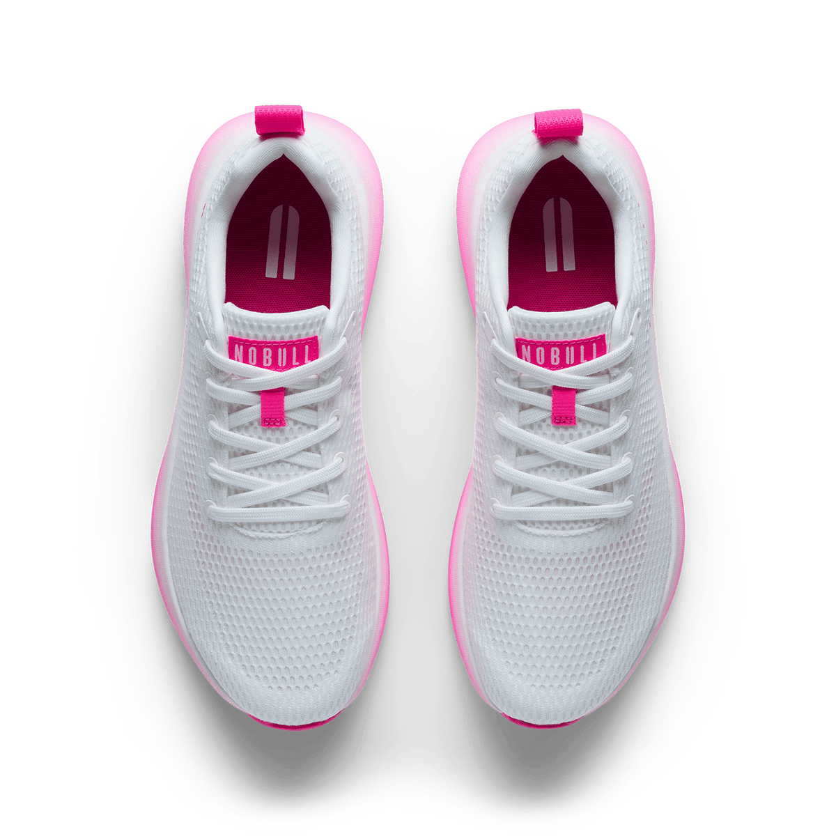 White Pink Glo Drive 2 Shoe Overhead Angle.