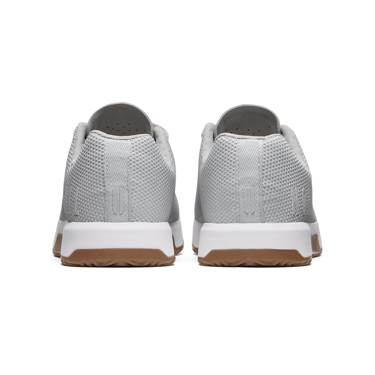 Light Grey Outwork Edge Shoe Back Angle.