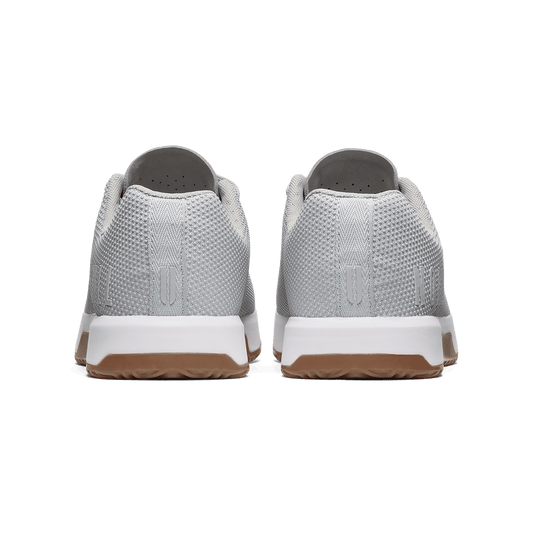 Light Grey Outwork Edge Shoe Back Angle.