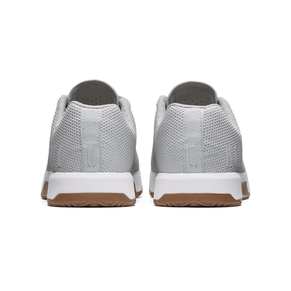Light Grey Outwork Edge Shoe Back Angle.