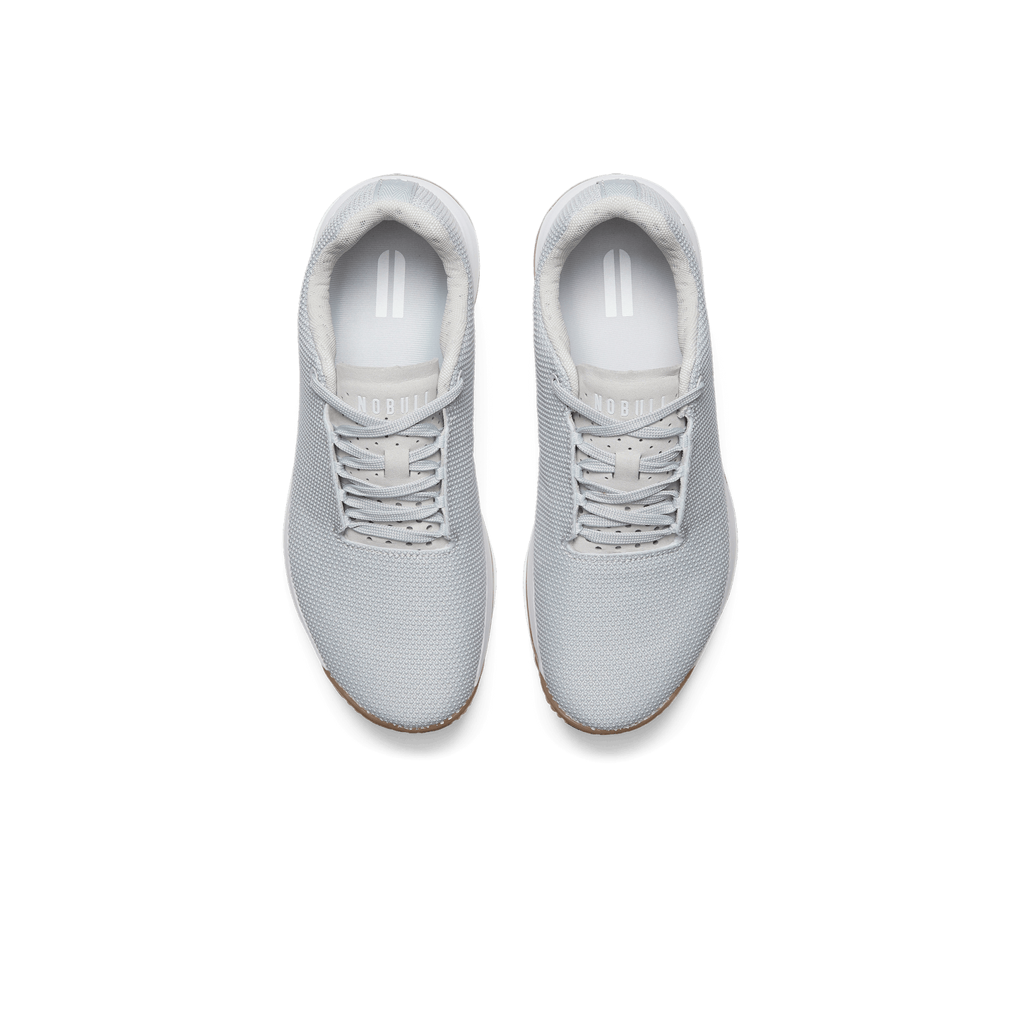 Light Grey Outwork Edge Shoe Above Angle.