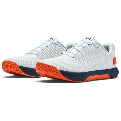Classic White Cayenne Outwork Flex Shoe Front Side Angle.