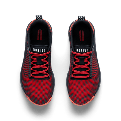 Equestrian Red Outwork Flex Shoe Overhead Angle.