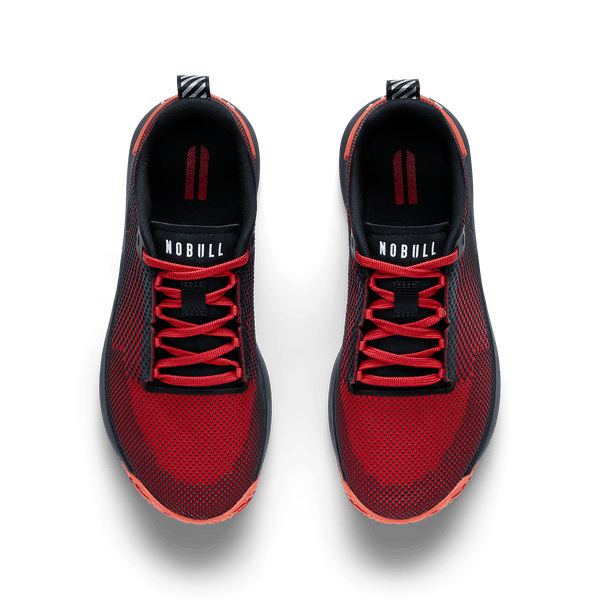 Equestrian Red Outwork Flex Shoe Overhead Angle.