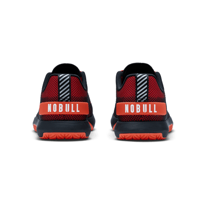 Equestrian Red Outwork Flex Shoe Back Angle.