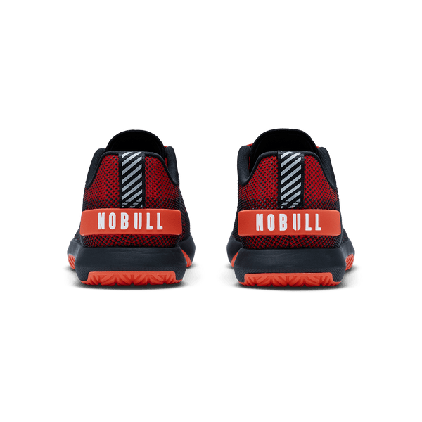 Equestrian Red Outwork Flex Shoe Back Angle.