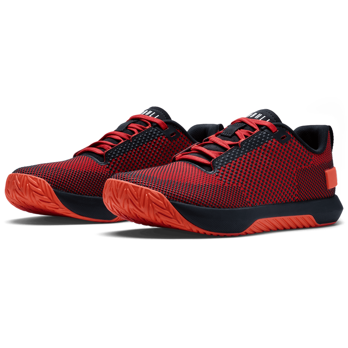 Equestrian Red Outwork Flex Shoe Front Side Angle.