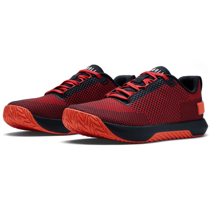 Equestrian Red Outwork Flex Shoe Front Side Angle.