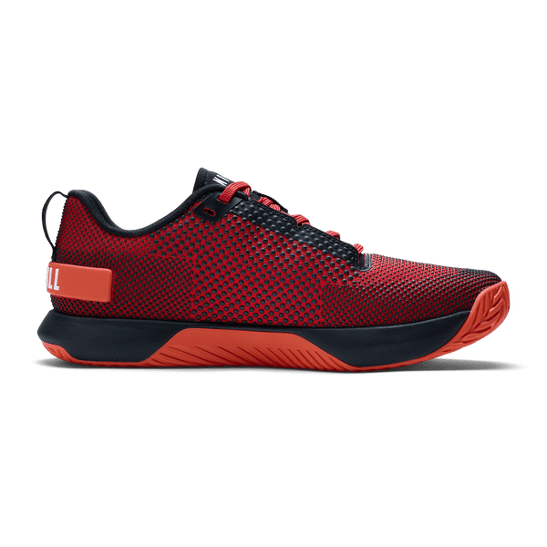 Equestrian Red Outwork Flex Shoe Medial Angle.