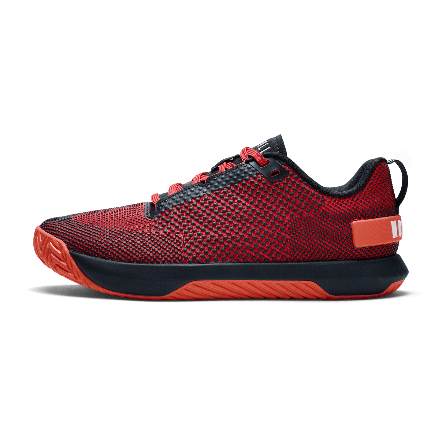 Equestrian Red Outwork Flex Shoe Side Angle.