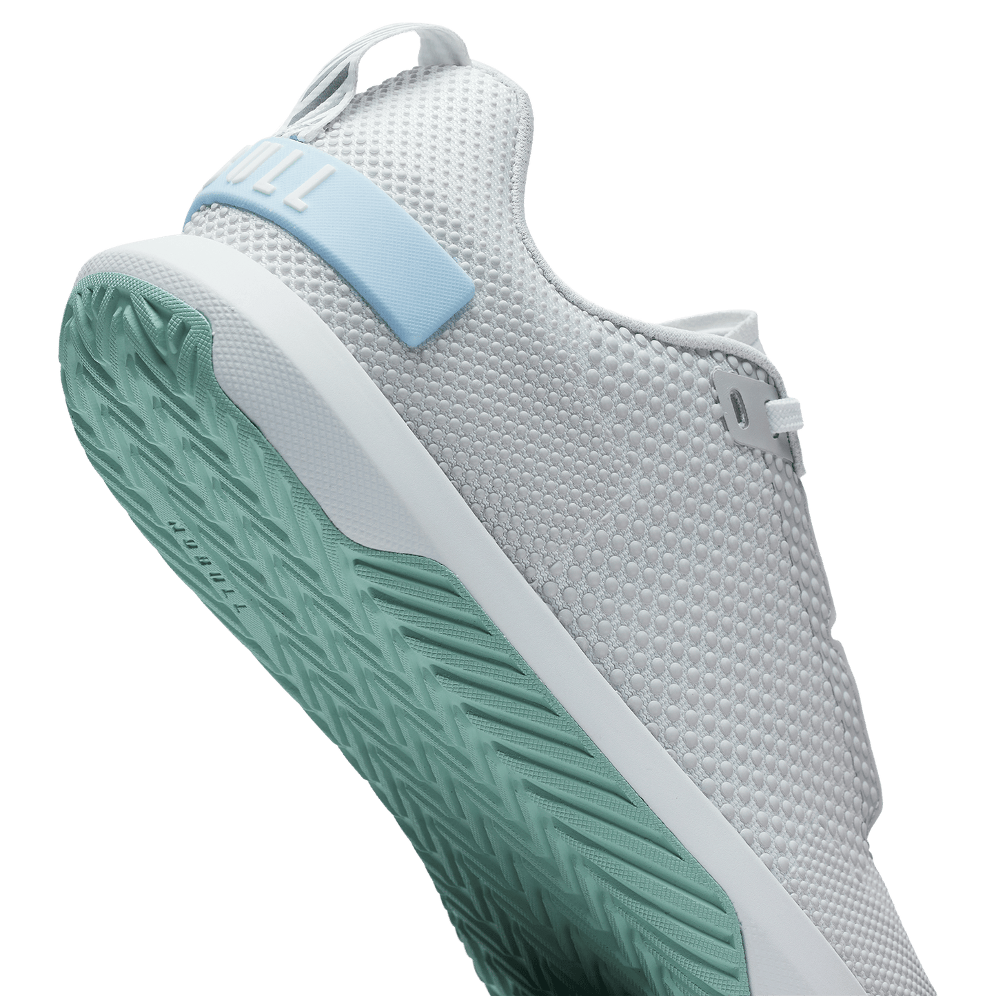 Classic White Surf Spray Outwork Flex Shoe Detail Angle.