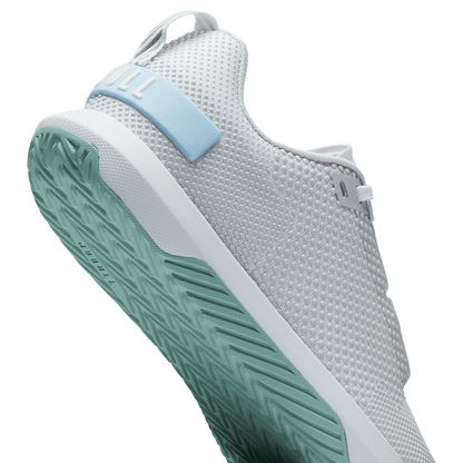 Classic White Surf Spray Outwork Flex Shoe Detail Angle.