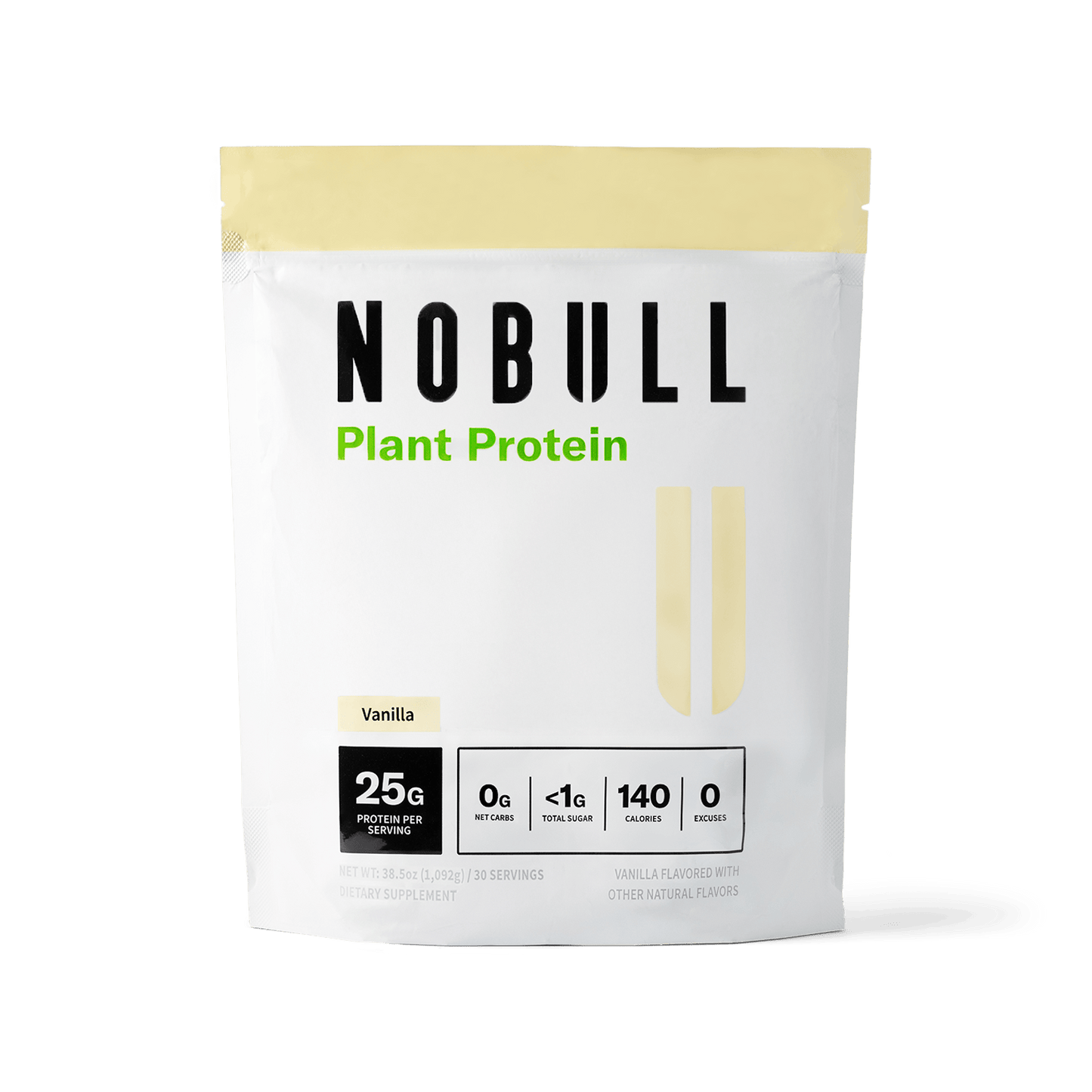 Vanilla NOBULL Plant Protein package front