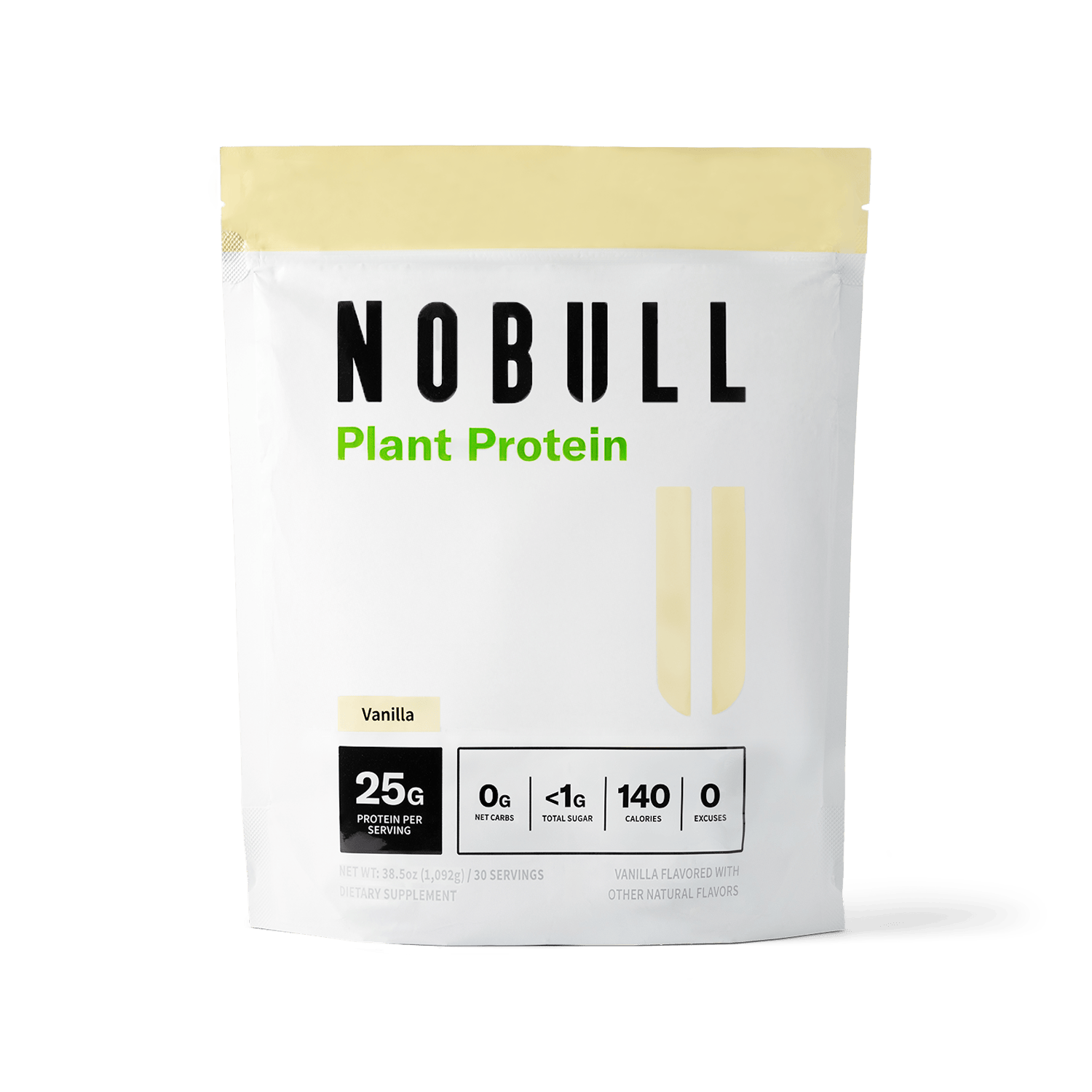 Vanilla NOBULL Plant Protein package front