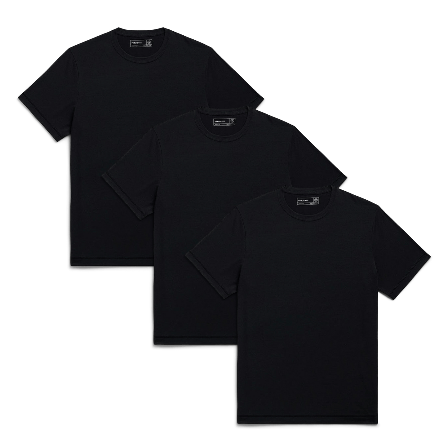 Men's Black Adapt Tees 3 Pack.