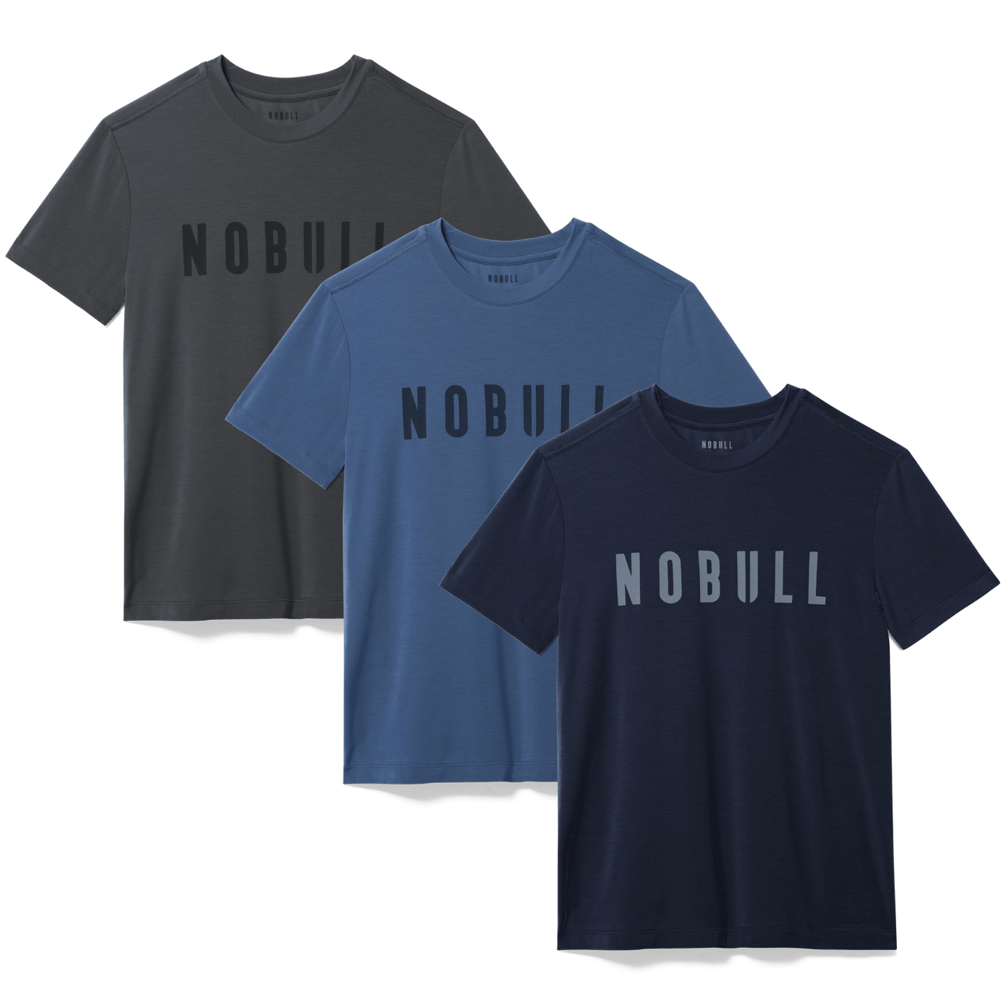 Men's NOBULL Signature Tee 3 Pack - Cool Tones