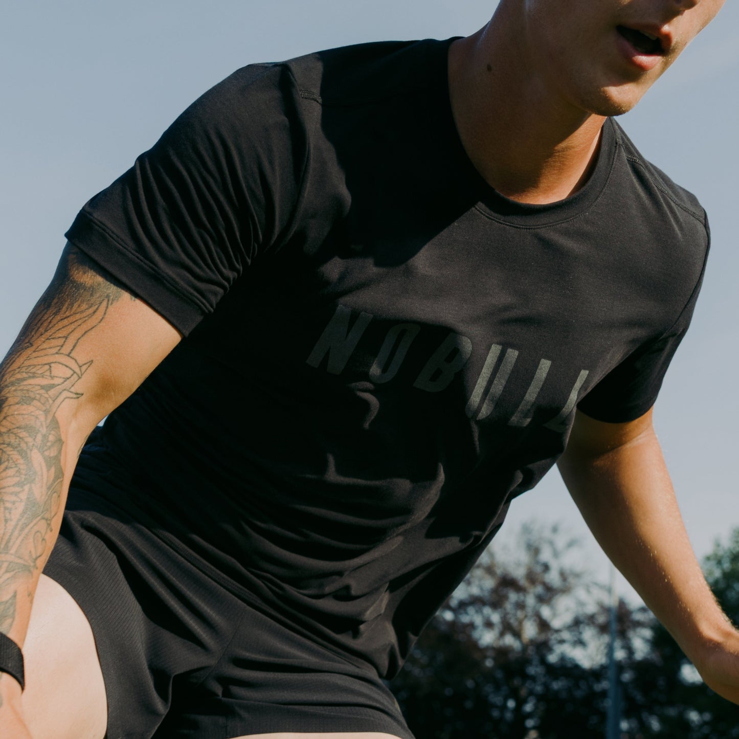 Men's NOBULL Tee On Body Lifestyle Shot