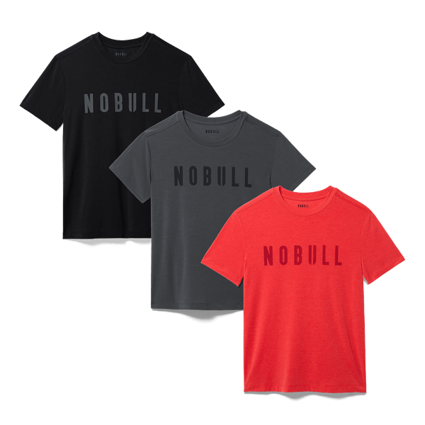 Red Multi Men's NOBULL Tee 3 Pack.