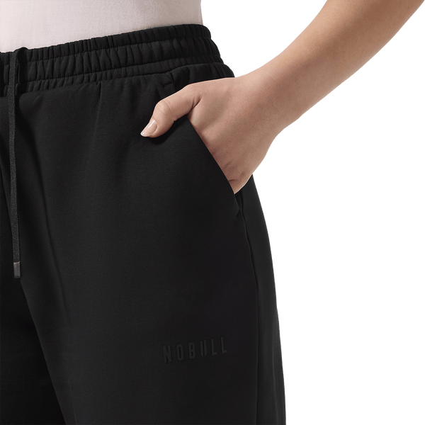 Women's Black Elements Sweatpant Pocket Detail Angle.
