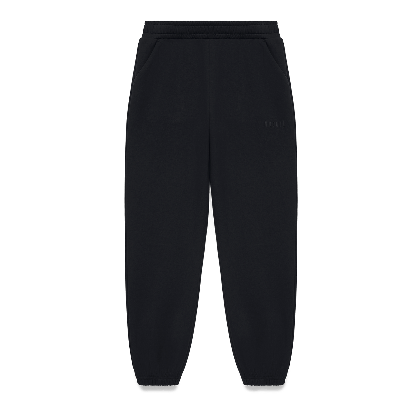 Women's Black Elements Sweatpant Flat Lay Angle.