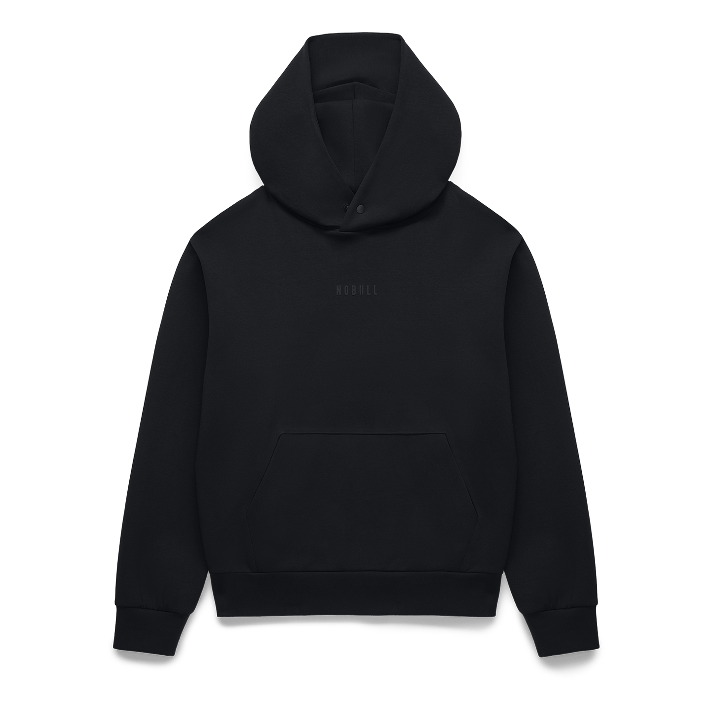 Women's Black Elements Hoodie Flat Lay Angle.