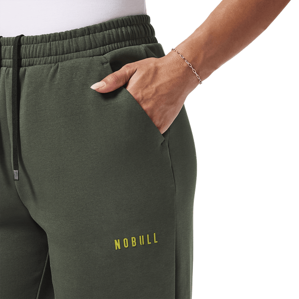 Women's Dark Army Elements Sweatpant Pocket Detail Angle.