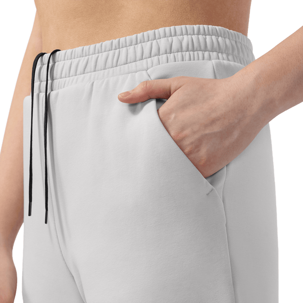 Women's Light Grey Elements Crew x Jogger Bundle Set Pocket Detail Angle.