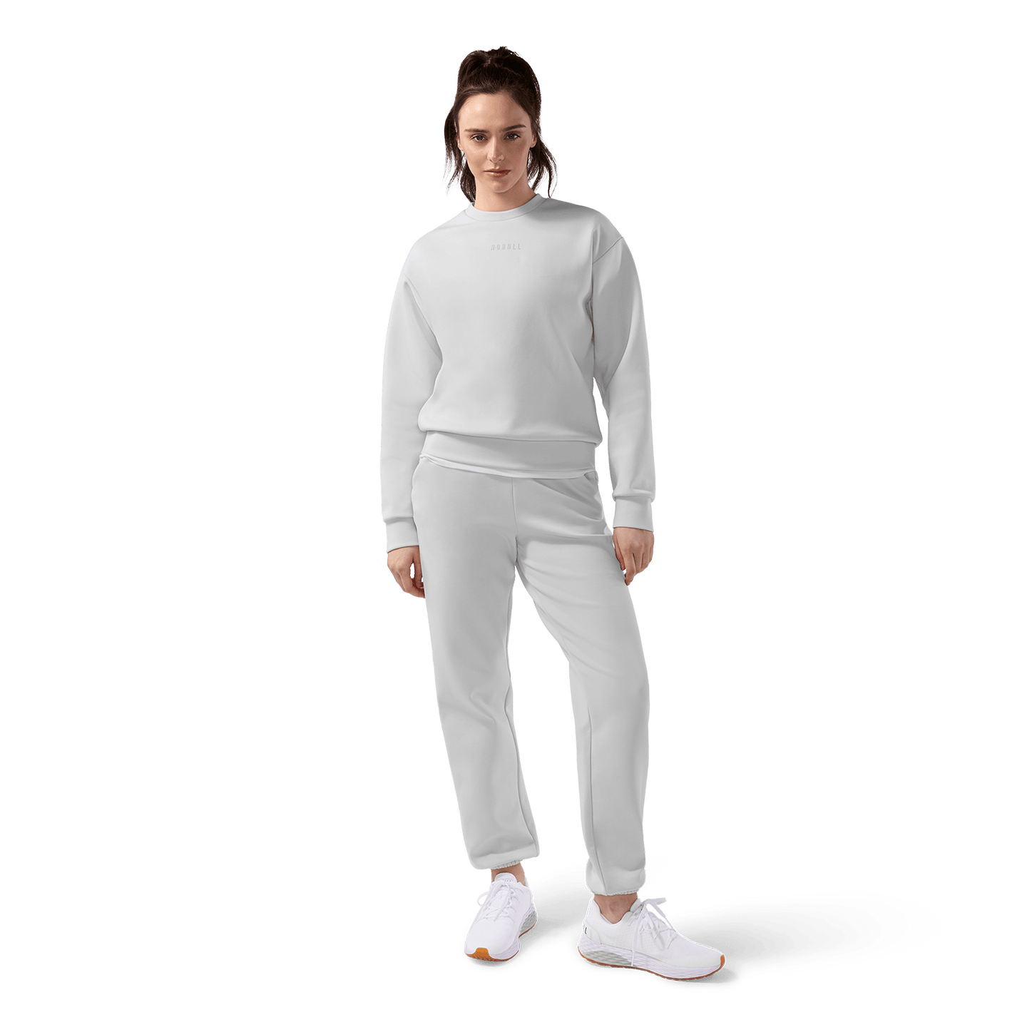 Women's Light Grey Elements Crew x Sweatpant