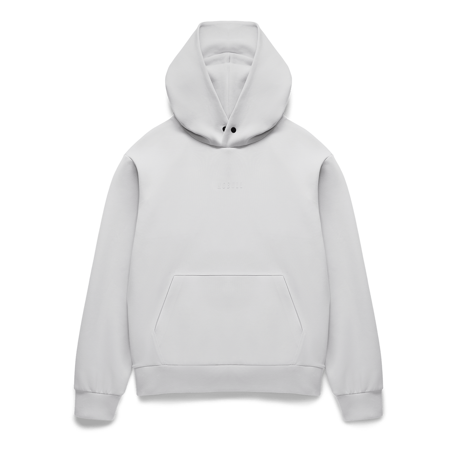 Women's Light Grey Elements Hoodie Flat Lay Angle.