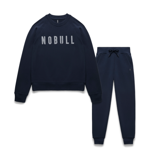 Women's NOBULL Crew x Jogger Bundle - Night Navy