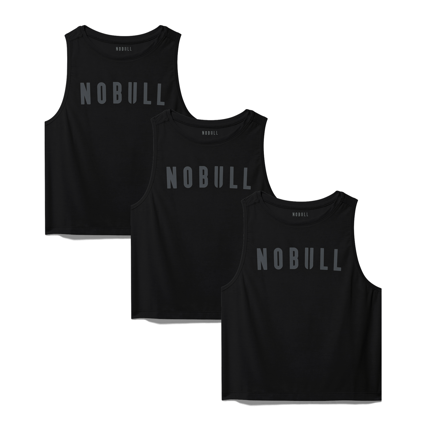 Women's NOBULL Muscle Tank 3 Pack - Black